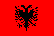 Drapeau d'Albanie